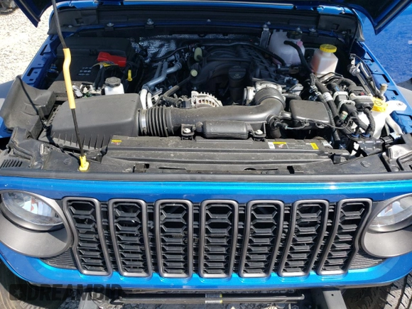 2024 Jeep Gladiator Sport z VIN 1C6JJTAG3RL123552, wystawiony jako Copart lot #62649885 z przebiegiem 4 304 mil mil oraz Szkoda całkowita • Salvage title. Historia ofert i sprzedaży dostępna na DreamBid. Obrazek 11.