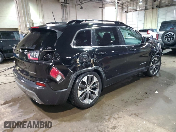 2022 Jeep Cherokee Limited with VIN 1C4PJMDX0ND502517, listed as a Copart auction lot 43173865 with 33,011 mi miles and Non Repairable. Bid and sale history available at DreamBid. Image 3.
