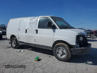 2013 Chevrolet Express Cargo z VIN 1GCWGFBA3D1141367, wystawiony jako Copart lot #46485055 z przebiegiem 338 309 mil mil oraz Czysty tytuł • Clean title. Historia ofert i sprzedaży dostępna na DreamBid. Obrazek 4.