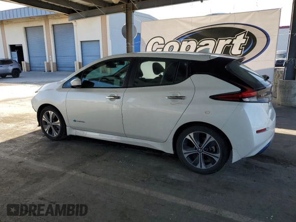 2018 Nissan LEAF SV с VIN 1N4AZ1CP4JC314622, выставлен на аукционе Copart как лот 53328835 с пробегом 39 596 миль миль и Списание • Salvage title. История ставок и продаж доступна на DreamBid. Изображение 2.
