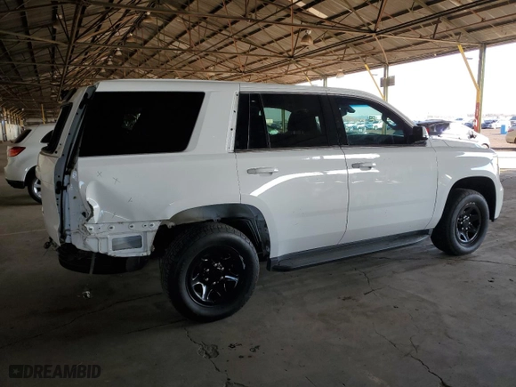 2016 Chevrolet Tahoe Commercial with VIN 1GNLCDEC9GR145324, listed as a Copart auction lot 83371894 with 106,390 mi miles and Salvage Title. Bid and sale history available at carsss.com. Image 3.