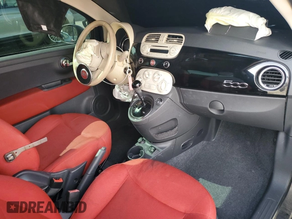 2015 FIAT 500 Pop with VIN 3C3CFFAR3FT508054, listed as a Copart auction lot 51841435 with 92,706 mi miles and Salvage title. Bid and sale history available at DreamBid. Image 8.