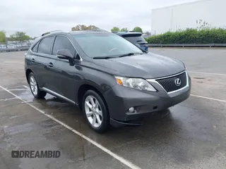 2010 Lexus RX 350 with VIN 2T2ZK1BA3AC010876, listed as a IAAI auction lot 41927858 with 177,411 mi miles. Bid and sale history available at carsss.com. Image 1.