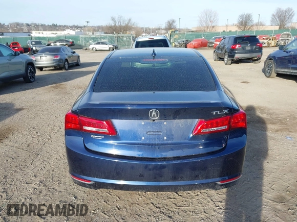 2018 Acura TLX with VIN 19UUB1F33JA008030, listed as a IAAI auction lot 41646216 with 55,931 mi miles and . Bid and sale history available at DreamBid. Image 16.