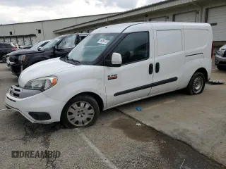 2017 Ram ProMaster City Cargo Tradesman SLT with VIN ZFBERFBB4H6E06519, listed as a Copart auction lot 58354715 with 108,512 mi miles and Salvage title. Bid and sale history available at DreamBid. Image 1.