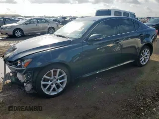 2011 Lexus IS 250 with VIN JTHCF5C25B2035189, listed as a Copart auction lot 60857475 with 144,851 mi miles and Salvage title. Bid and sale history available at DreamBid. Image 1.