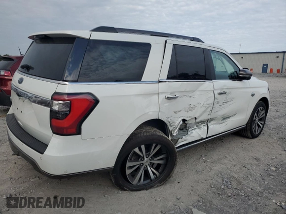 2021 Ford Expedition King Ranch with VIN 1FMJU1PT7MEA61834, listed as a Copart auction lot 66936994 with 63,691 mi miles and Non Repairable. Bid and sale history available at carsss.com. Image 3.
