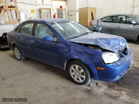 2005 Suzuki Forenza S with VIN KL5JD56Z85K231581, listed as a Copart auction lot 78122504 with NaN miles and Salvage Title. Bid and sale history available at carsss.com. Image 4.