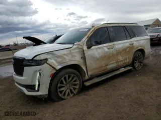 2021 Cadillac Escalade Sport with VIN 1GYS4FKL7MR230847, listed as a Copart auction lot 51488105 with 64,141 mi miles and Salvage Title. Bid and sale history available at carsss.com. Image 1.