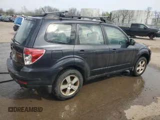 2012 Subaru Forester X with VIN JF2SHABC8CH409191, listed as a Copart auction lot 54823995 with Not Provided miles and Salvage Title. Bid and sale history available at DreamBid. Image 3.