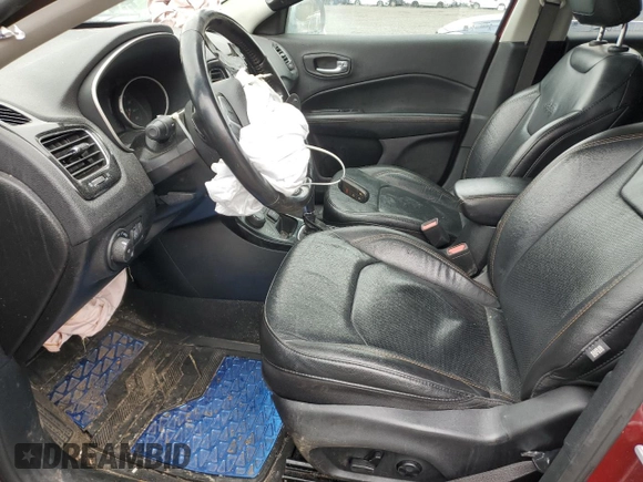 2021 Jeep Compass Limited with VIN 3C4NJDCB4MT565349, listed as a Copart auction lot 52520465 with 79,656 mi miles and Salvage title. Bid and sale history available at DreamBid. Image 7.