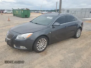 2011 Buick Regal CXL RL2 with VIN 2G4GP5EC8B9196834, listed as a Copart auction lot 74107594 with 0 mi miles and Salvage Title. Bid and sale history available at carsss.com. Image 1.