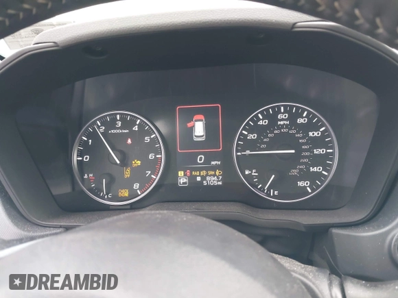 2025 Subaru Forester Limited с VIN JF2SLDRC4SH416319, выставлен на аукционе IAAI как лот 42376011 с пробегом 5 105 миль миль и . История ставок и продаж доступна на DreamBid. Изображение 7.