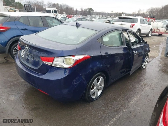2013 Hyundai Elantra Limited PZEV with VIN 5NPDH4AE4DH274970, listed as a IAAI auction lot 41516122 with 1 mi miles. Bid and sale history available at carsss.com. Image 4.