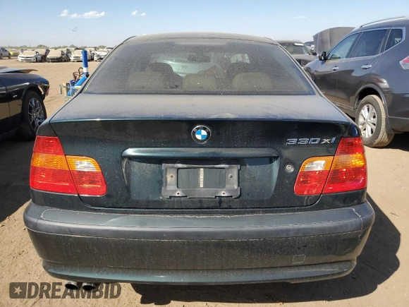 2003 BMW 3 Series 330xi with VIN WBAEW53413PG22862, listed as a Copart auction lot 73688434 with 93,621 mi miles and Salvage Title. Bid and sale history available at carsss.com. Image 6.