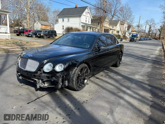 2007 Bentley Flying Spur with VIN SCBBR93W378043023, listed as a Copart auction lot 49869505 with 170,079 mi miles and Salvage Title. Bid and sale history available at DreamBid. Image 2.