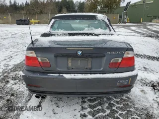 2003 BMW 3 Series 330Ci with VIN WBABS53433EV90570, listed as a Copart auction lot 43484075 with 147,082 mi miles and Salvage Title. Bid and sale history available at carsss.com. Image 6.