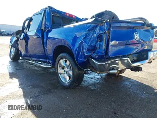 2018 Ram 1500 Big Horn with VIN 3C6RR7LT6JG197675, listed as a IAAI auction lot 41689732 with 1 mi miles. Bid and sale history available at carsss.com. Image 3.