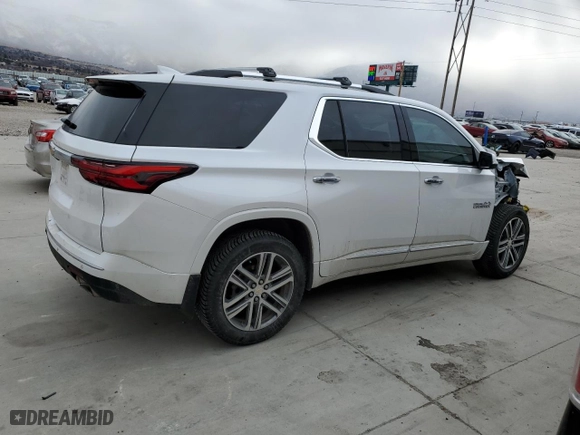 2023 Chevrolet Traverse High Country with VIN 1GNEVNKW1PJ124683, listed as a Copart auction lot 44640165 with 68,364 mi miles and Salvage Title. Bid and sale history available at carsss.com. Image 3.