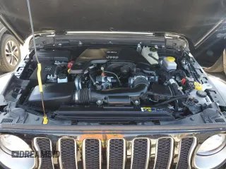 2020 Jeep Wrangler Unlimited Sahara with VIN 1C4HJXEG3LW145470, listed as a Copart auction lot 63690835 with 47,838 mi miles and Salvage title. Bid and sale history available at DreamBid. Image 11.