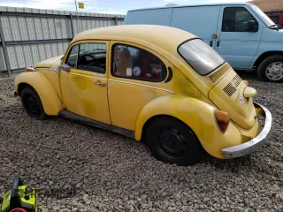 1973 Volkswagen Beetle with VIN 1332155694, listed as a Copart auction lot 74152684 with 48,179 mi miles and Clean Title. Bid and sale history available at DreamBid. Image 2.