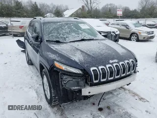 2014 Jeep Cherokee Altitude with VIN 1C4PJMCB9EW187288, listed as a IAAI auction lot 41320161 with 169,534 mi miles and . Bid and sale history available at DreamBid. Image 1.