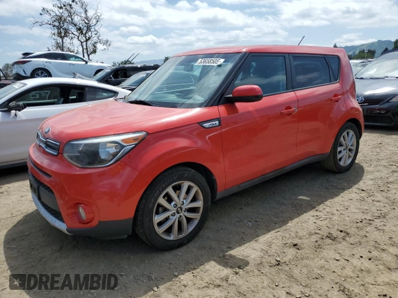 2018 Kia Soul + with VIN KNDJP3A53J7531259, listed as a Copart auction lot 53658505 with 114,348 mi miles and Salvage Title. Bid and sale history available at carsss.com. Image 1.