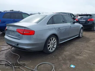 2015 Audi A4 Premium Plus with VIN WAUFFAFLXFN033757, listed as a IAAI auction lot 41854855 with 91,609 mi miles. Bid and sale history available at carsss.com. Image 4.