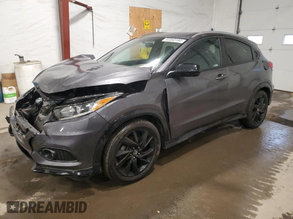 2022 Honda HR-V Sport with VIN 3CZRU6H1XNM736793, listed as a Copart auction lot 83360194 with 45,266 mi miles and Non Repairable. Bid and sale history available at carsss.com. Image 1.