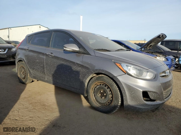 2014 Hyundai Accent SE with VIN KMHCU5AE6EU158668, listed as a Copart auction lot 46652855 with 188,511 mi miles and Clean Title. Bid and sale history available at carsss.com. Image 4.