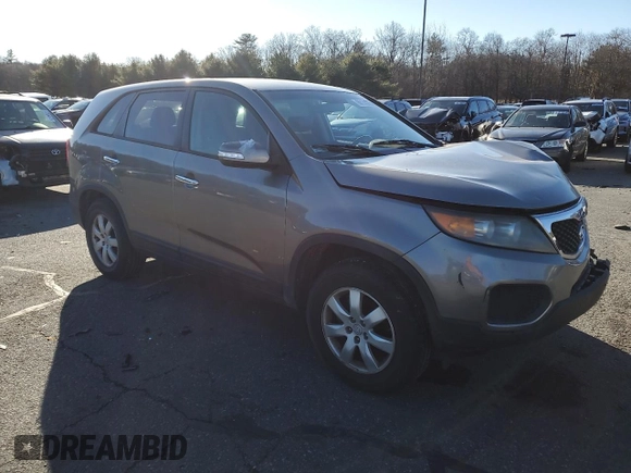 2011 Kia Sorento LX with VIN 5XYKT3A1XBG085760, listed as a Copart auction lot 88143855 with Not Provided miles and Salvage Title. Bid and sale history available at DreamBid. Image 4.