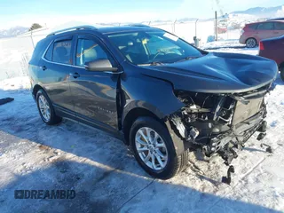 2018 Chevrolet Equinox LT z VIN 2GNAXSEV0J6236986, wystawiony jako IAAI lot #41294161 z przebiegiem 96 998 mil mil oraz . Historia ofert i sprzedaży dostępna na DreamBid. Obrazek 1.
