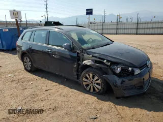 2017 Volkswagen Golf SportWagen S with VIN 3VW017AU2HM504269, listed as a Copart auction lot 74530114 with 139,754 mi miles and Salvage Title. Bid and sale history available at carsss.com. Image 4.