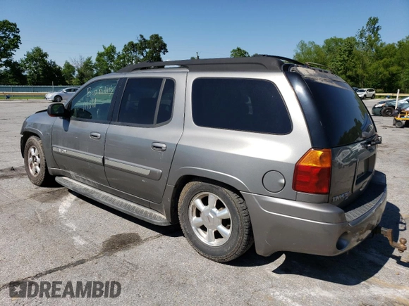 2005 GMC Envoy SLT z VIN 1GKET16M356134877, wystawiony jako Copart lot #57333345 z przebiegiem 205 714 mil mil oraz Szkoda całkowita • Salvage title. Historia ofert i sprzedaży dostępna na DreamBid. Obrazek 2.