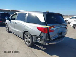 2019 Honda Odyssey EX-L with VIN 5FNRL6H76KB028490, listed as a IAAI auction lot 41636751 with 79,827 mi miles. Bid and sale history available at carsss.com. Image 3.