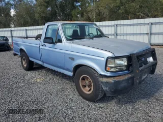 1996 Ford F-150 Special with VIN 1FTEF15Y8TNA10582, listed as a Copart auction lot 44380185 with 0 mi miles and Salvage Title. Bid and sale history available at carsss.com. Image 4.