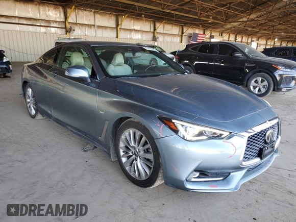 2020 Infiniti Q60 Luxe with VIN JN1EV7EK6LM340103, listed as a Copart auction lot 52420885 with 81,055 mi miles and Salvage Title. Bid and sale history available at carsss.com. Image 4.