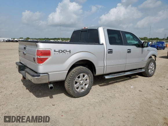2014 Ford F-150 XL with VIN 1FTFW1ET0EKG04449, listed as a Copart auction lot 62642725 with 223,472 mi miles and Salvage title. Bid and sale history available at DreamBid. Image 3.