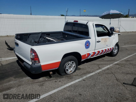 2010 Toyota Tacoma with VIN 5TENX4CN5AZ729578, listed as a Copart auction lot 46755385 with 0 mi miles and Salvage Title. Bid and sale history available at carsss.com. Image 3.