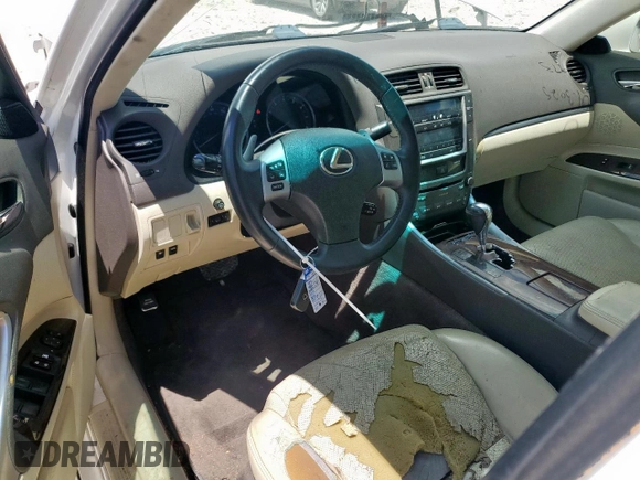 2011 Lexus IS 250 с VIN JTHBF5C24B5135973, выставлен на аукционе Copart как лот 61450785 с пробегом 158 540 миль миль и Списание • Salvage title. История ставок и продаж доступна на DreamBid. Изображение 8.