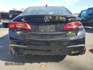 2020 Acura TLX w/Technology Pkg with VIN 19UUB3F45LA000891, listed as a Copart auction lot 78695594 with 36,002 mi miles and Salvage Title. Bid and sale history available at carsss.com. Image 6.