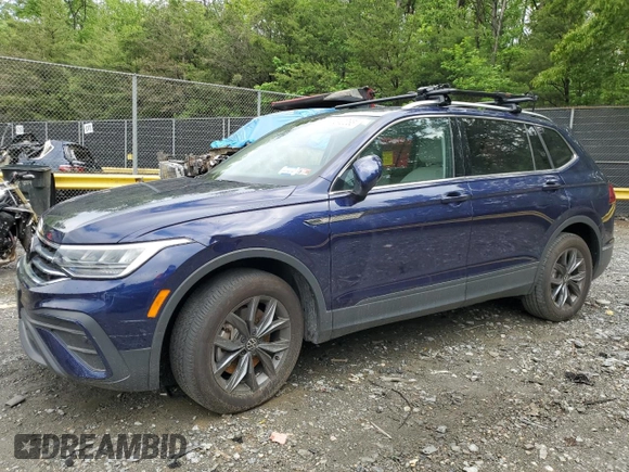 2023 Volkswagen Tiguan SE with VIN 3VVMB7AX5PM073857, listed as a Copart auction lot 55640065 with 16,177 mi miles and Salvage title. Bid and sale history available at DreamBid. Image 1.