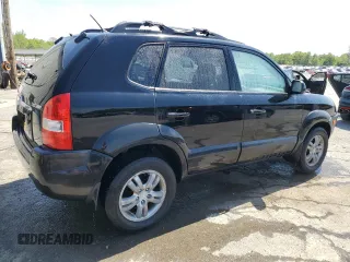 2007 Hyundai Tucson SE with VIN KM8JN72D77U686907, listed as a Copart auction lot 53286165 with 226,339 mi miles and Salvage Title. Bid and sale history available at carsss.com. Image 3.