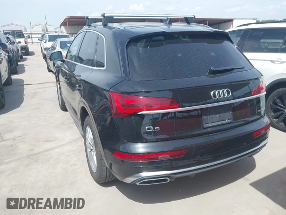 2023 Audi Q5 S line Premium with VIN WA1GAAFY3P2027829, listed as a IAAI auction lot 42638257 with 61,925 mi miles and . Bid and sale history available at DreamBid. Image 3.