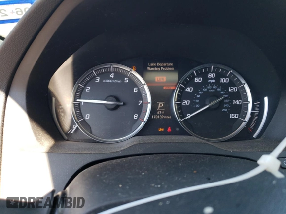2014 Acura MDX Advance with VIN 5FRYD4H85EB032135, listed as a Copart auction lot 49304545 with 170,139 mi miles and Salvage Title. Bid and sale history available at DreamBid. Image 9.