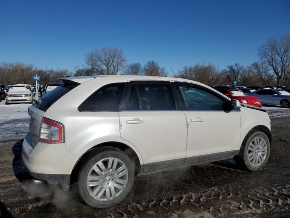 2009 Ford Edge Limited with VIN 2FMDK39C19BA98327, listed as a Copart auction lot 47831715 with 121,098 mi miles and Salvage Title. Bid and sale history available at carsss.com. Image 3.