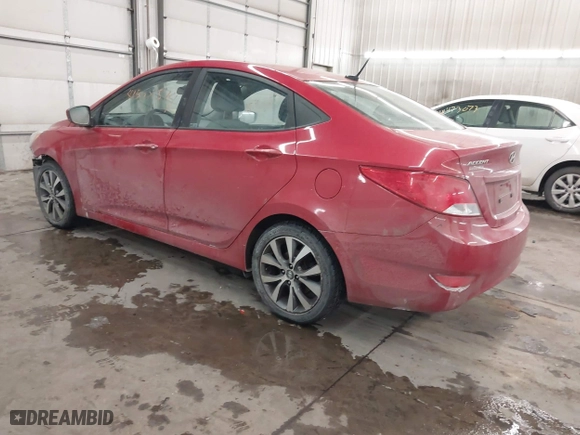 2017 Hyundai Accent SE with VIN KMHCT4AE7HU282529, listed as a IAAI auction lot 41528574 with 87,057 mi miles. Bid and sale history available at carsss.com. Image 3.