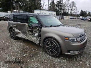 2013 Ford Flex Limited w/EcoBoost with VIN 2FMHK6DT2DBD30663, listed as a Copart auction lot 45788425 with 100,855 mi miles and Salvage Title. Bid and sale history available at carsss.com. Image 4.