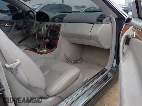 2004 Mercedes-Benz CL with VIN WDBPJ75J64A042127, listed as a IAAI auction lot 42090574 with 108,340 mi miles. Bid and sale history available at carsss.com. Image 5.