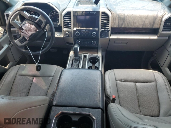2020 Ford F-150 XL with VIN 1FTEW1CP4LKF46733, listed as a Copart auction lot 55809085 with 54,699 mi miles and Salvage title. Bid and sale history available at DreamBid. Image 8.